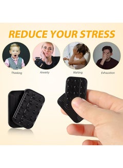 SAVITA Metal Fidget Slider, Fidget Toys Slider Black Magnetic Metal Fidget Toy EDC Metal Push Slider Toys for Adults Stress Reduce Office, Home, School  - Image 5