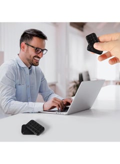 SAVITA Metal Fidget Slider, Fidget Toys Slider Black Magnetic Metal Fidget Toy EDC Metal Push Slider Toys for Adults Stress Reduce Office, Home, School  - Image 3