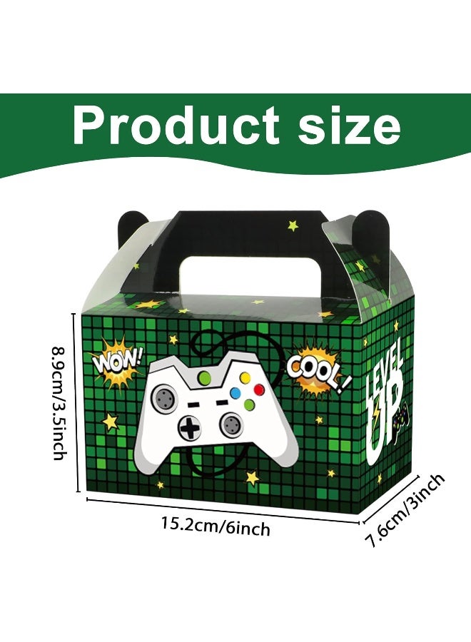 Tevxj 12 عبوة صناديق حفلات ألعاب الفيديو - هدايا حفلات مميزة للأطفال في أعياد الميلاد وزينة حفلات استحمام الأطفال وعلب هدايا يوم الحب 6 x 3 x 3.5 بوصة - Image 2