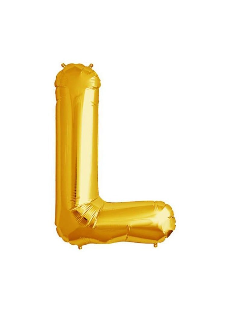 بارتي فن بالون الحروف الرقائقي 40 بوصة (L) اللون الذهبي - Image 2