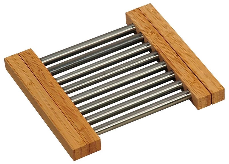 Sevia Extendable Hot Pot Trivet Cooking and Baking Pans Set Pot and Pan Holder Wooden Heat Resistant Trivet Adjustable Cooking Pot Coaster for Kitchen Essential Accessories - Image 1