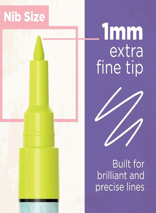 Chalkola Extra Fine Tip Liquid Chalk Markers for Chalkboard (1mm, 20 Vintage Colors) - Dry Erase Marker Pens for Blackboard, Windows, Signs, Bistro - Thin Point, Erasable, Pastel Chalkboard Markers Pen - Image 3