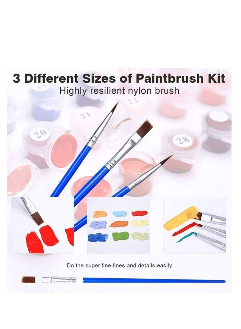 Creative Canvas Painting Set for All Ages - Unleash Your Inner Artist with DIY Paint by Number Kits - Express Yourself Through Number Painting - Number Painting for Adults - Frameless 16x20 inch