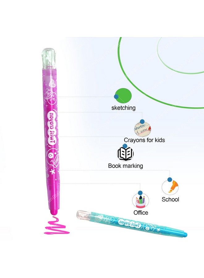 FunBlast Coloring kit Twist-able 24 Shades Rolling Crayons Pen for Drawing/School Kids/Boys/Girls/Birthday Gifts - Image 3