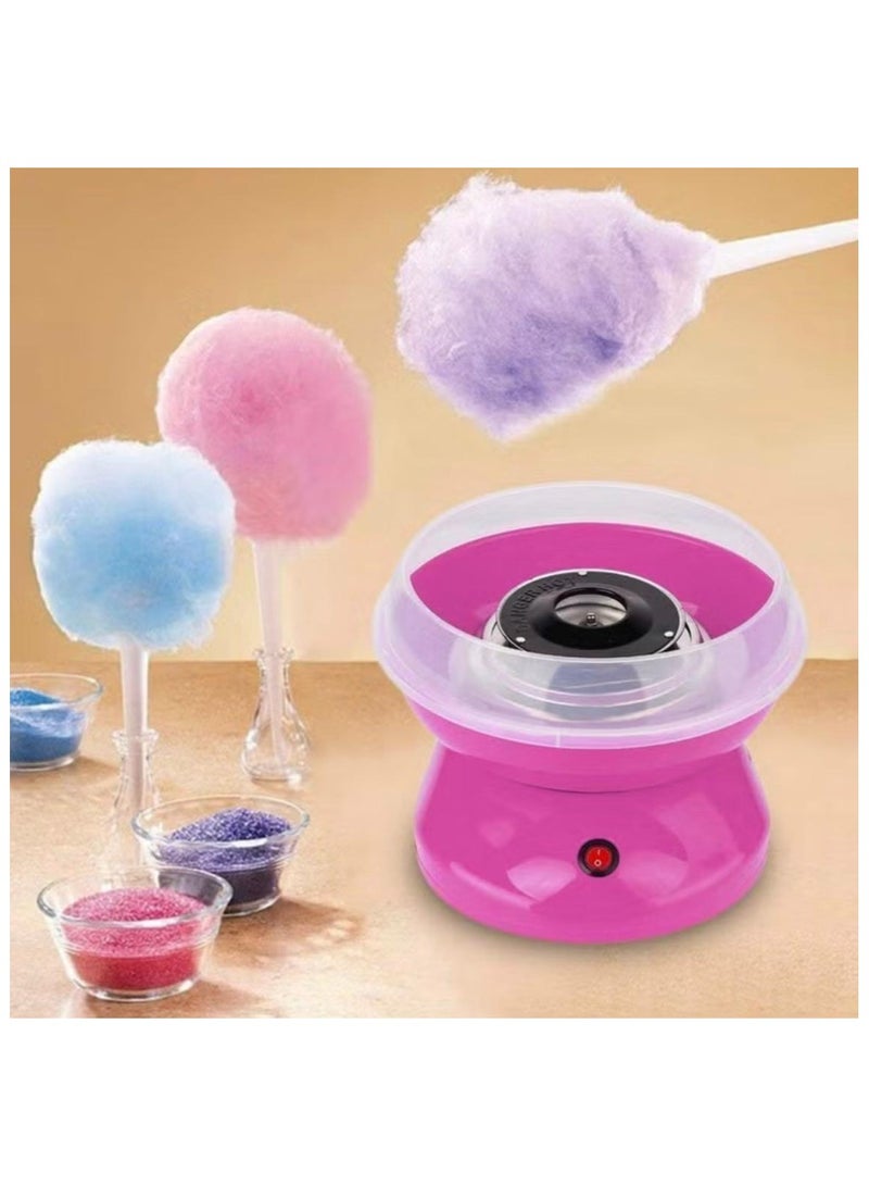 Dreamzon Cotton Candy Machine,500W Mini Electric Candy Maker, DIY Sugar Floss Machine, Suitable for Parties, Cookouts, Special Surprise, Pink - Image 1