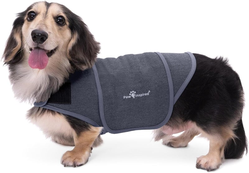 Paw Inspired Dog Anxiety Vest, Calming Weighted Thunder Jacket for Dogs, Soothing Compression Vest for Thunderstorms, Fireworks, Travel, Separation Anxiety (Small) - Image 1