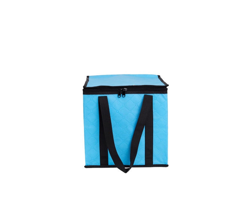 BOARD GAME TABLES.COM Lightweight Board Game Bag [Dual Layer Non-Woven Fabric/Carrying Handle/Zippered Lid/Water Resistant] (Light Blue) - Image 2