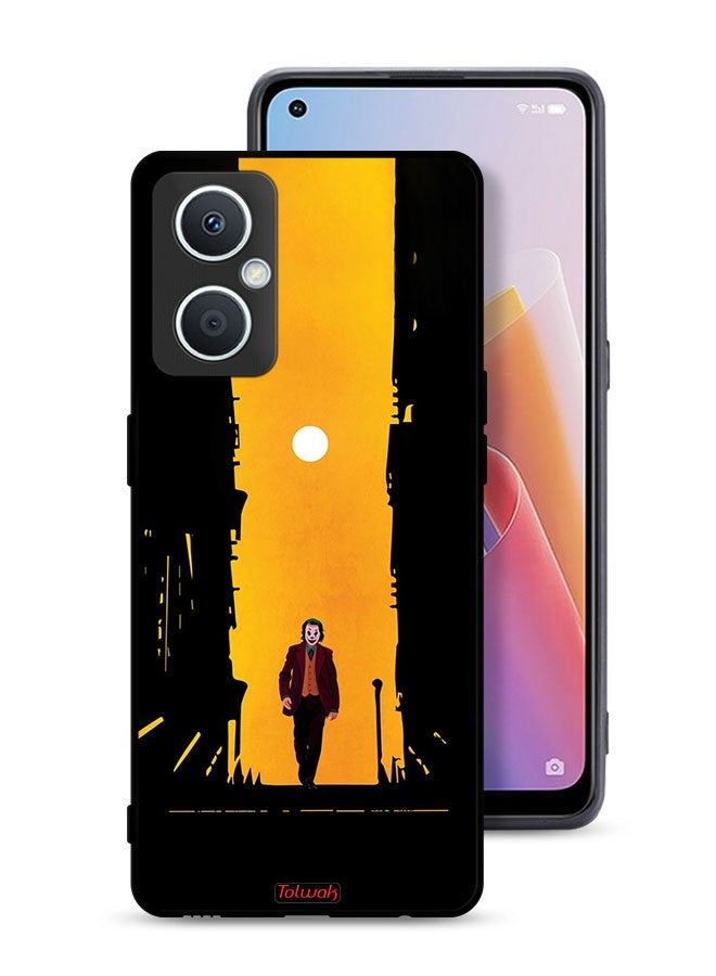 Tolwak Oppo A96 5G Protective Case Cover Joker Abstract Digital Artwork - Image 1