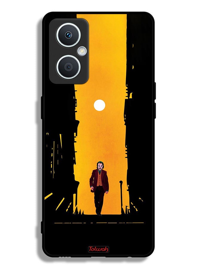 Tolwak Oppo A96 5G Protective Case Cover Joker Abstract Digital Artwork - Image 2