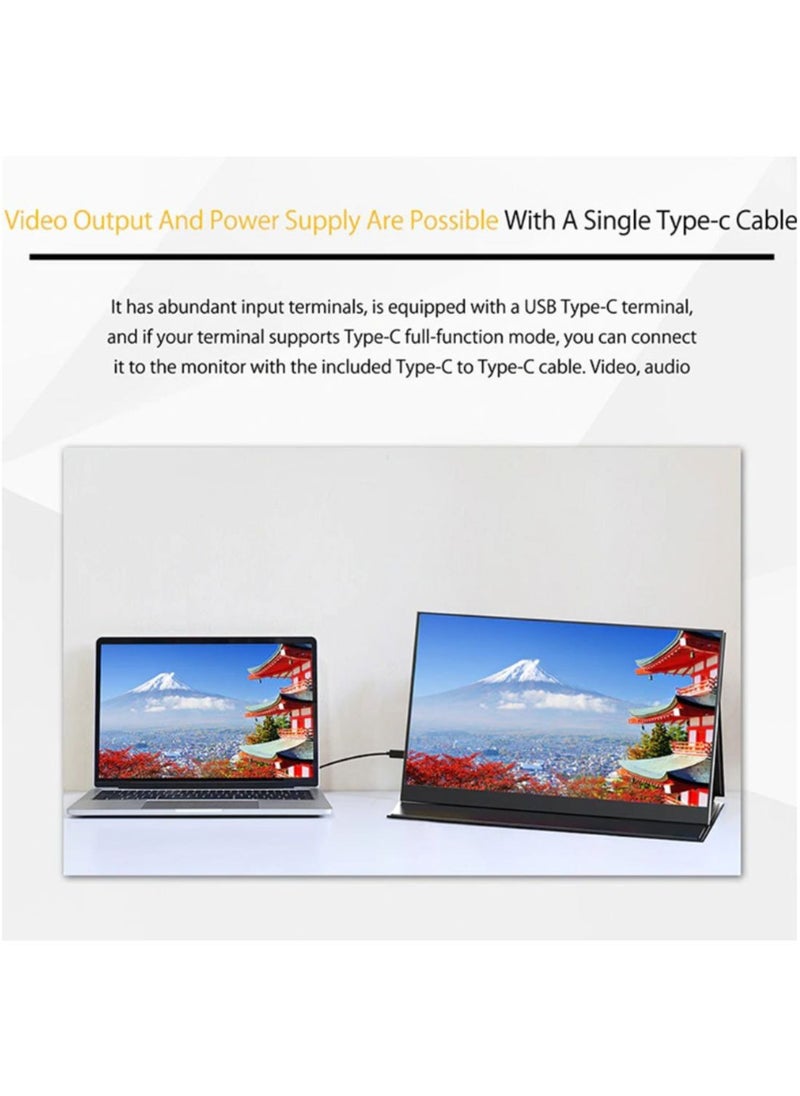 besrey  - 2K Portable Monitor, 14" Ultra Slim Portable Laptop Monitor 2160 * 1600 QHD External Display with Dual Speakers HDR FreeSync Second Screen for Laptop PC Phone Game Console - Image 1