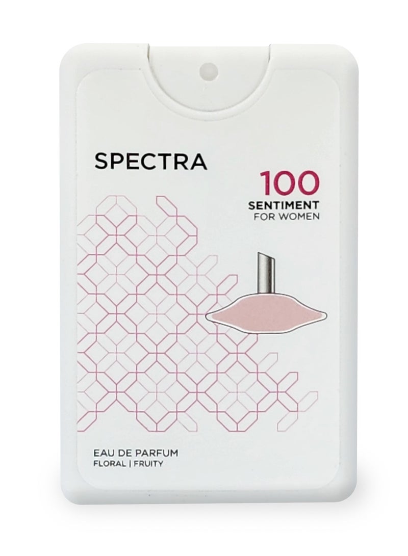 سبكترا بوكيت 100 عطر سينتيمينت بيرفيوم للنساء - 18مل - Image 2