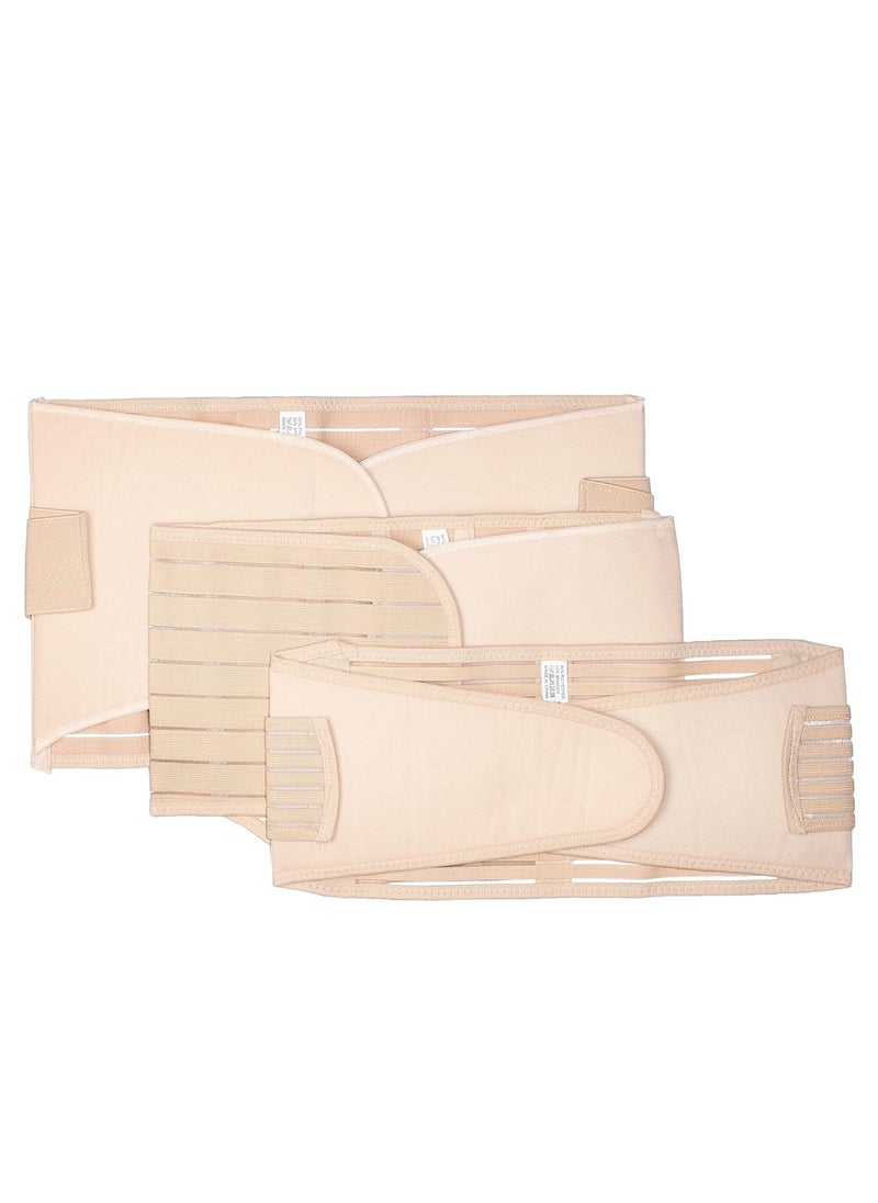 Generic 3 in 1 Postpartum Girdle Support Recovery Belly Band Corset Wrap Body Shaper for After Birth Postnatal C-Section Waist Pelvis Shapewear Wrap Girdle Support Band Belt Body Shaper  measuring  XXL  - Image 3
