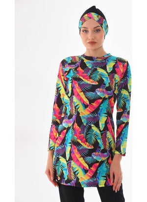 Medipek Fully Covered Lycra Hijab Swimsuit  - Image 1