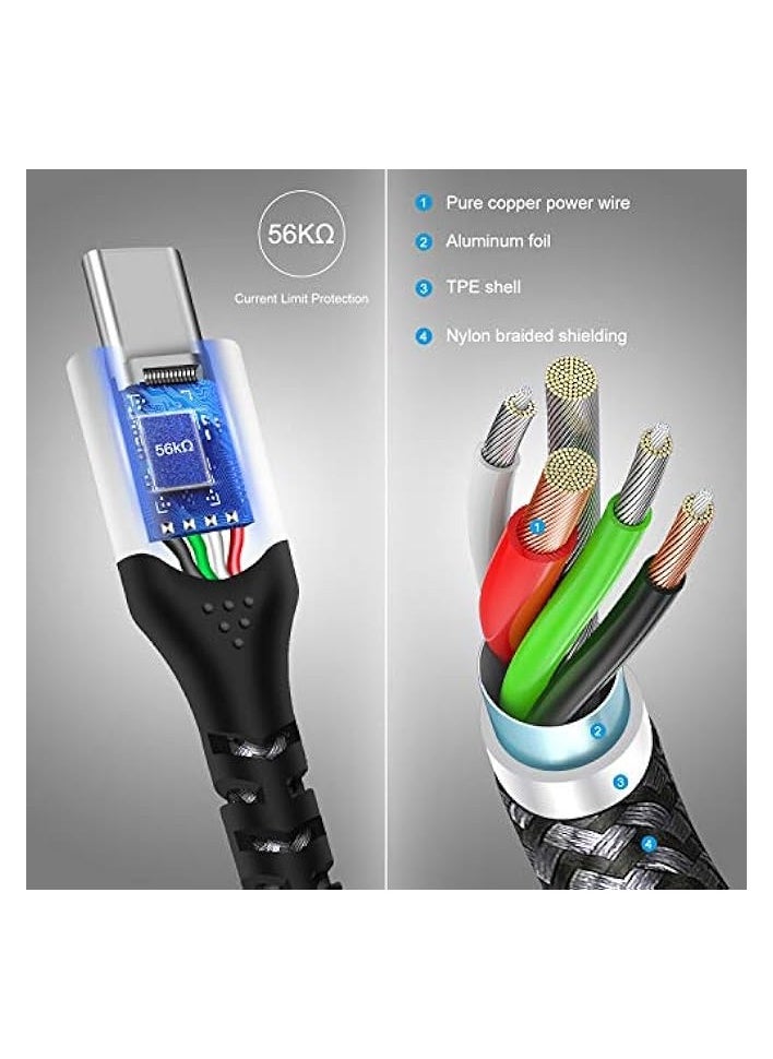 Fasgear - Huawei Super Charge Type C Cable, 1 Pack 6ft 88W USB C Fast Charging Cable for Huawei P60/P50/P40/P30/P20, Mate 60Pro/50/40/30/20, Nova 11/10/9/8, Honor View 20/Magic 2 etc (6 Feet, Black) - Image 1