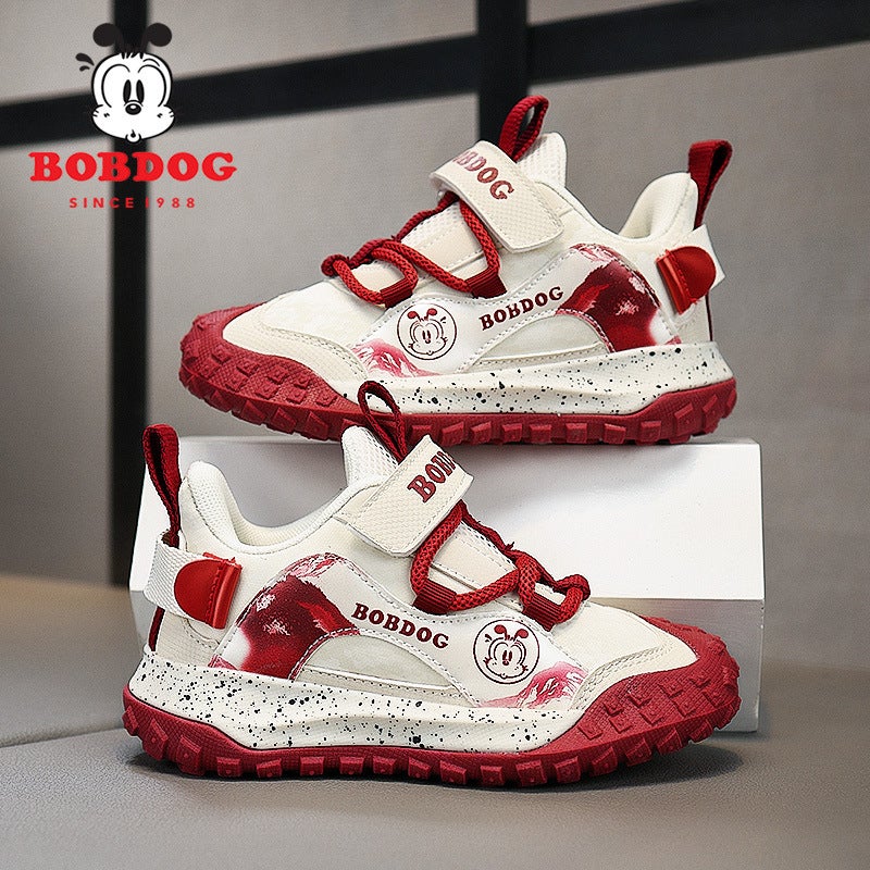 Babu Bean Children'S Shoes Boys And Girls Breathable Mesh Shoes Children'S Sneaker And Student Shoes Boys Baotou Anti-Kick Casual Shoes - Image 1