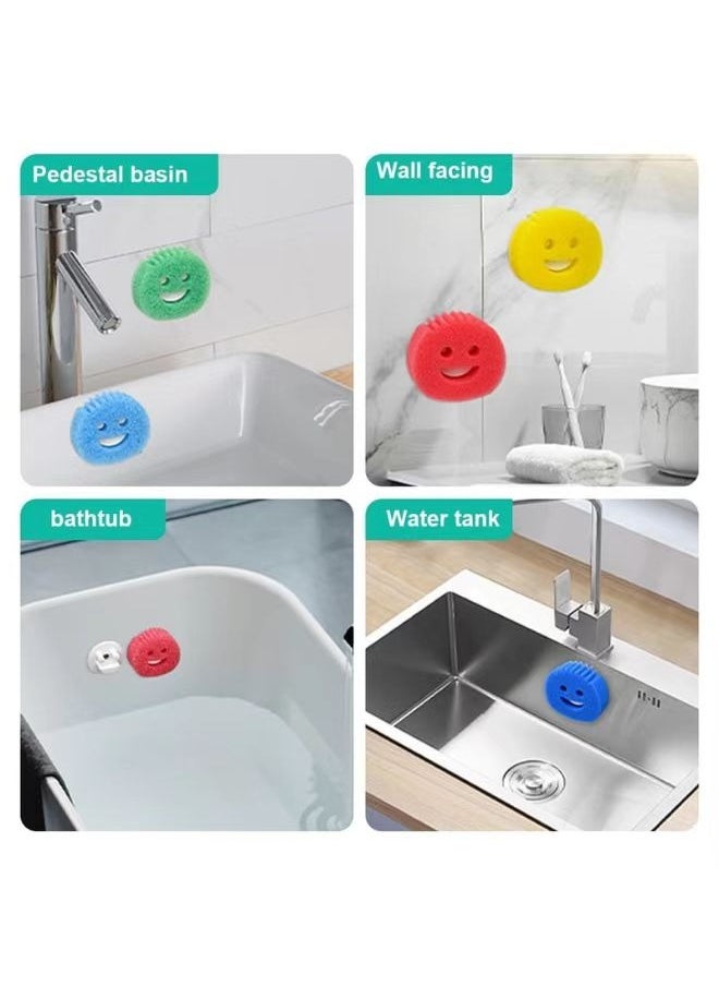 HaHaHai - Sponge Set Scratch Free Sponges for Dishes and Home（8 pcs ）, Odor Resistant, Soft in Warm Water, Firm in Cold, Deep Cleaning, replacing scratch resistant cloths, used for sinks, bathrooms, and showers - Image 1