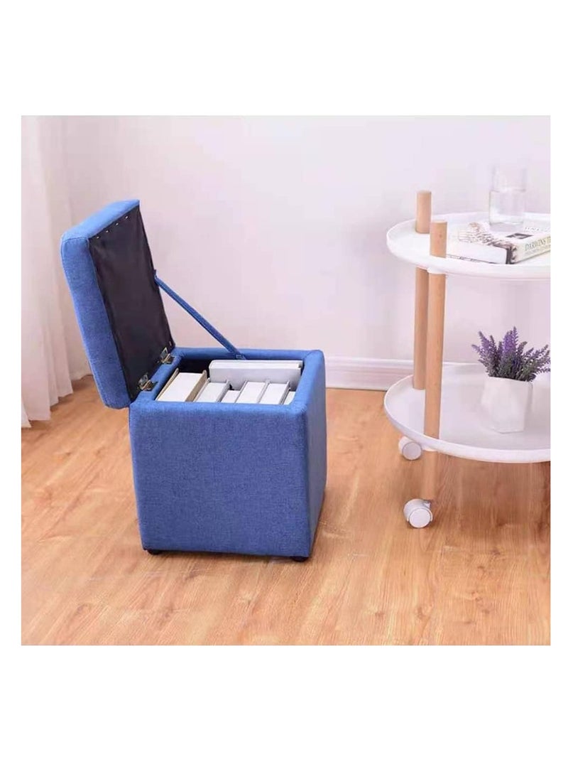Generic - FFD Ottoman Storage Footrest Stool Multi functional Storage Box Bench Ottoman - Image 1