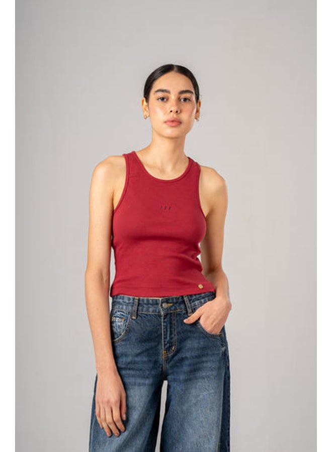 ASTK Basic Rib Tank Top - Image 1