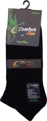 Comfort Class Comfort 3 Pairs of Seamless Bamboo Booties Socks 