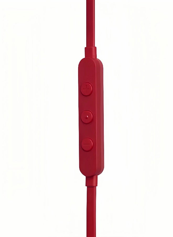 JBL Tune 310C USB-C Wired Hi-Res In-Ear Headphones - Red - Image 5