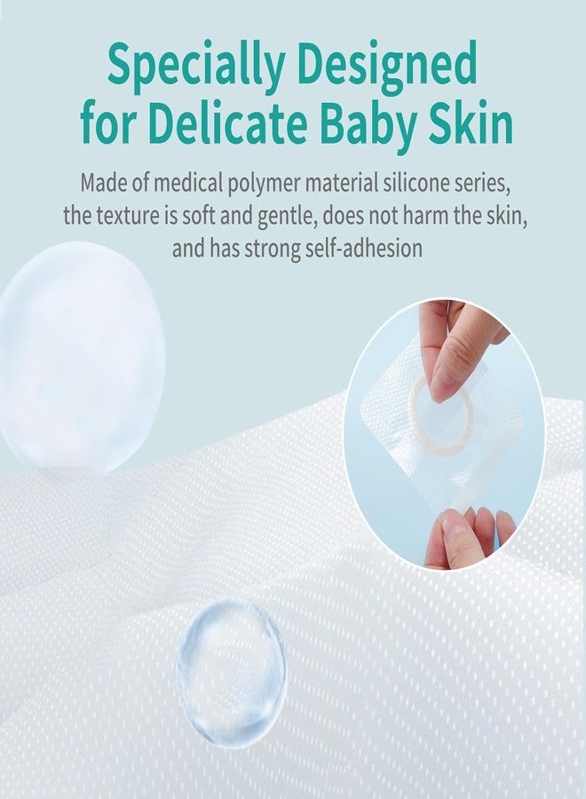 lefeke Baby Belly Navel Patches, Cotton Pads for Baby Belly Button Hernia, Infant Essentials Must Haves (7 Pieces) - Image 4
