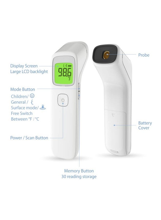 TD Mbh Wireless Forehead Thermometer Noncontact Digital Thermometer For Adult Baby And Children - Image 3