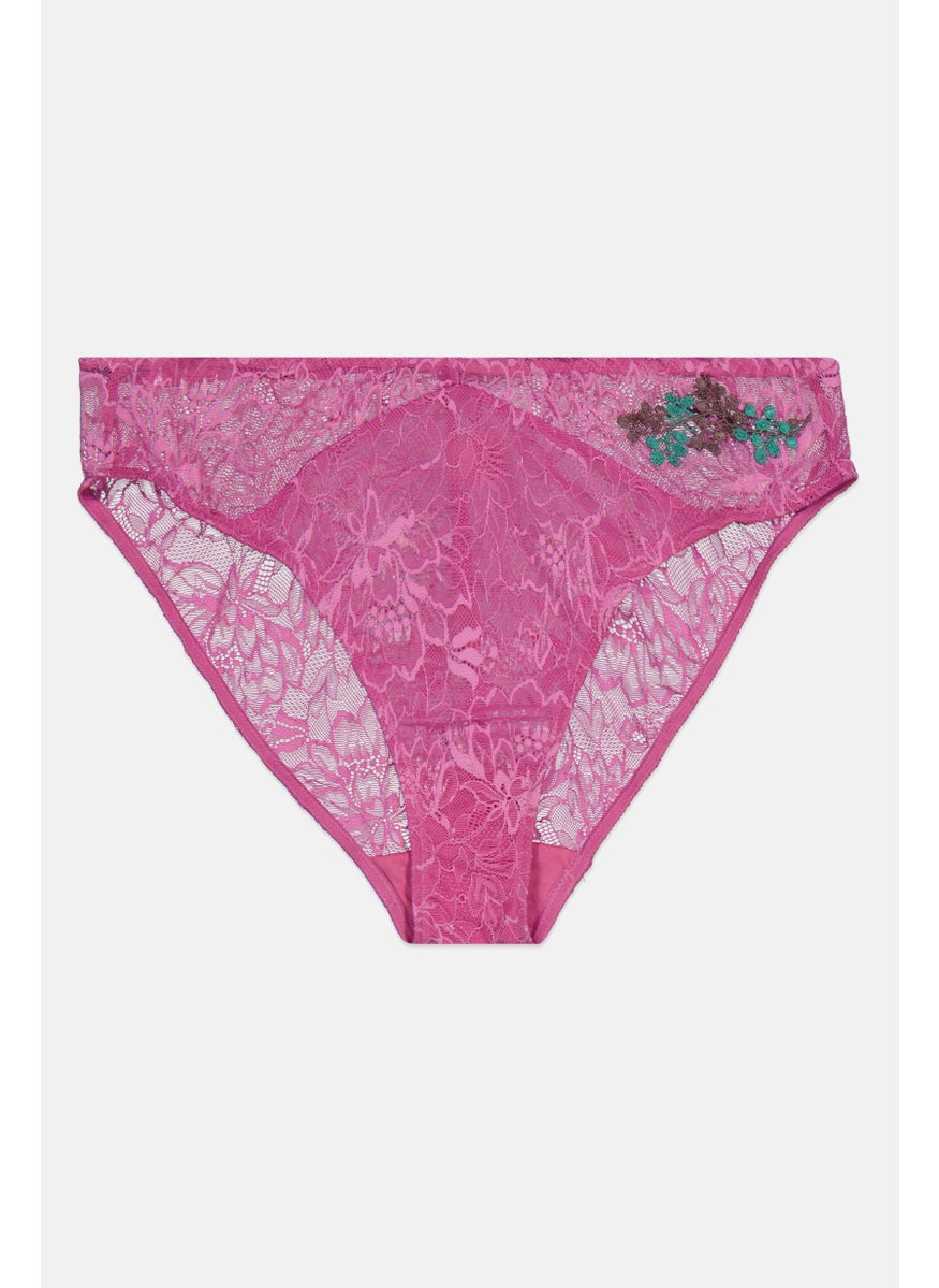 TRIUMPH Women Summer Tai Textured Pull On Panties, Pink  - Image 1