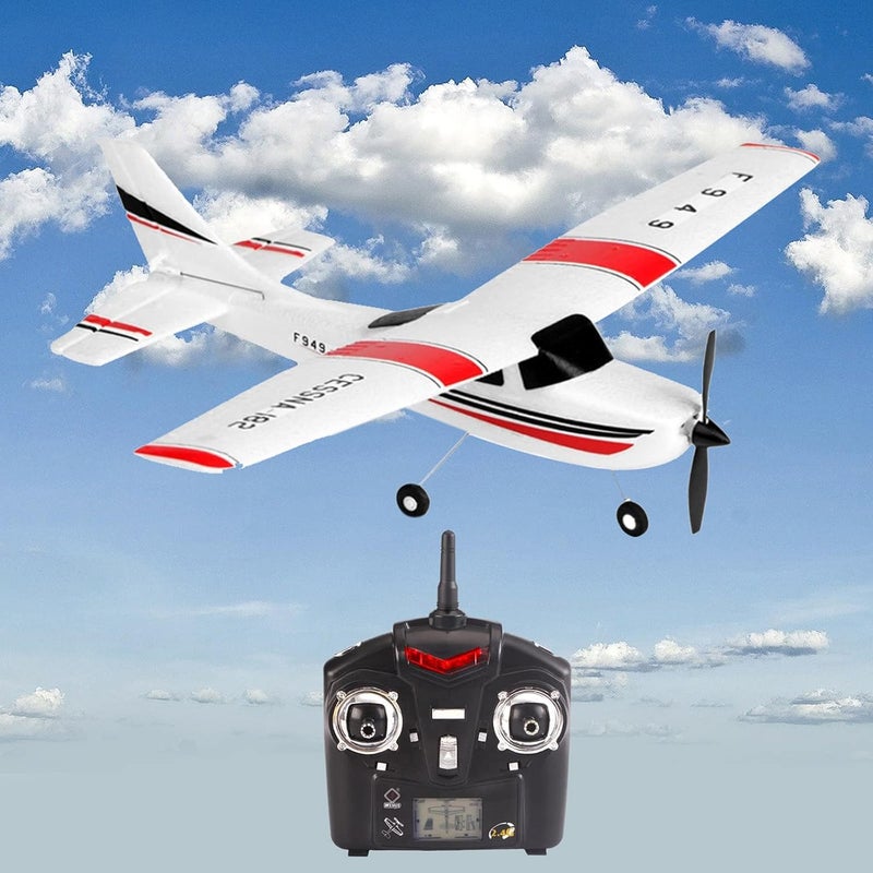 klarako RC Airplane F949 Cessna 182 Model 2.4G 3 Airplane Glider Aircraft, Best Gift for Kids and RC Plane Lovers - Image 2