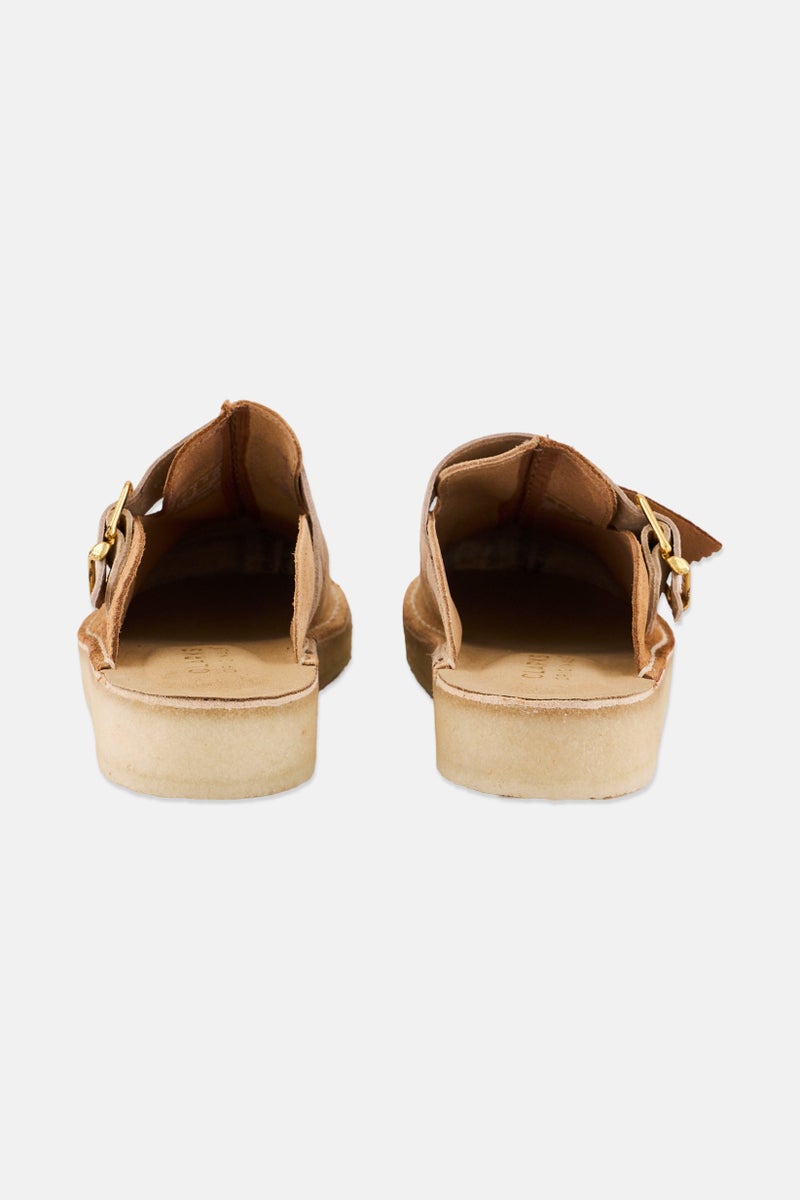 clarks Women Standard Trek Slip On Mules, Light Tan  - Image 3