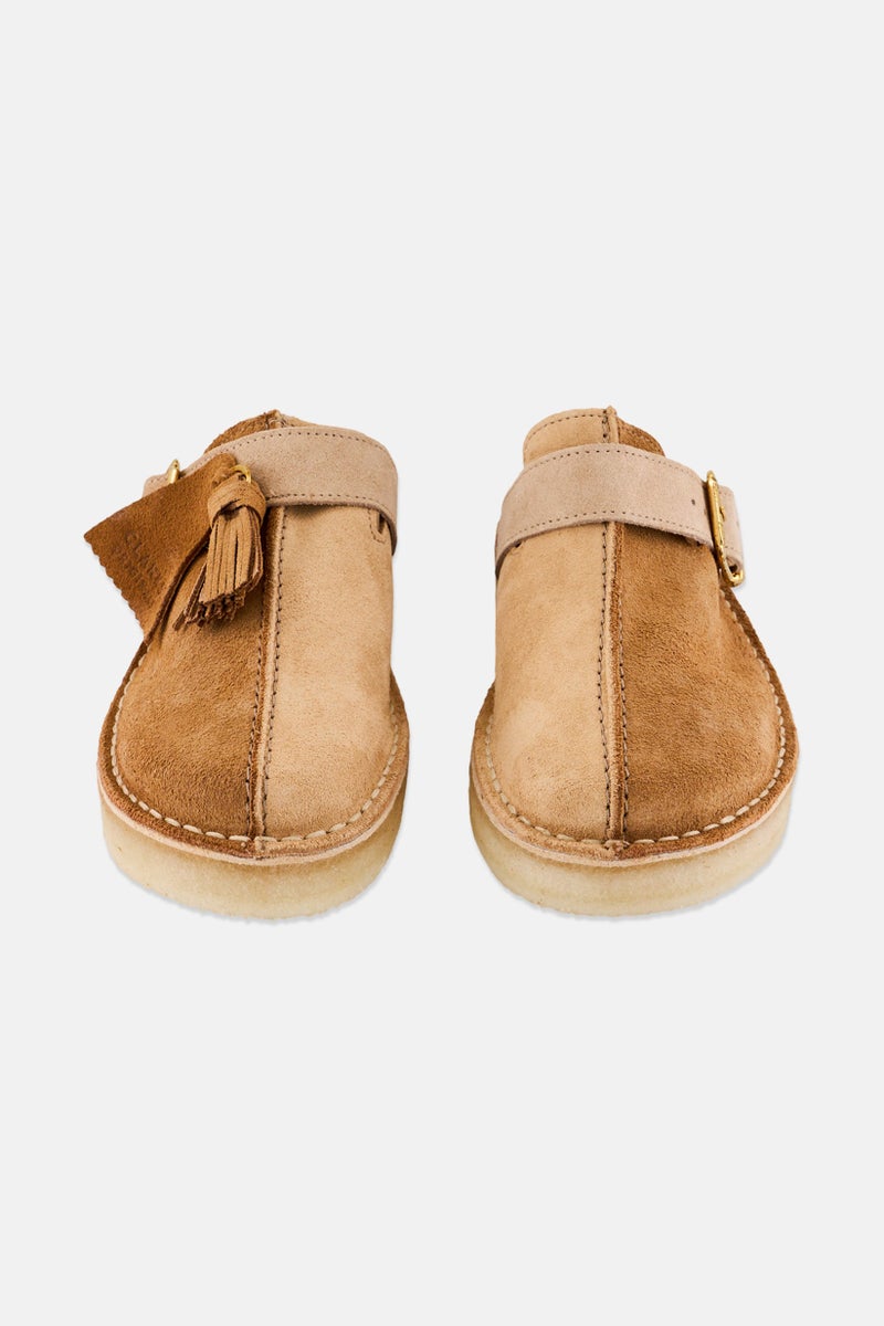 clarks Women Standard Trek Slip On Mules, Light Tan  - Image 2