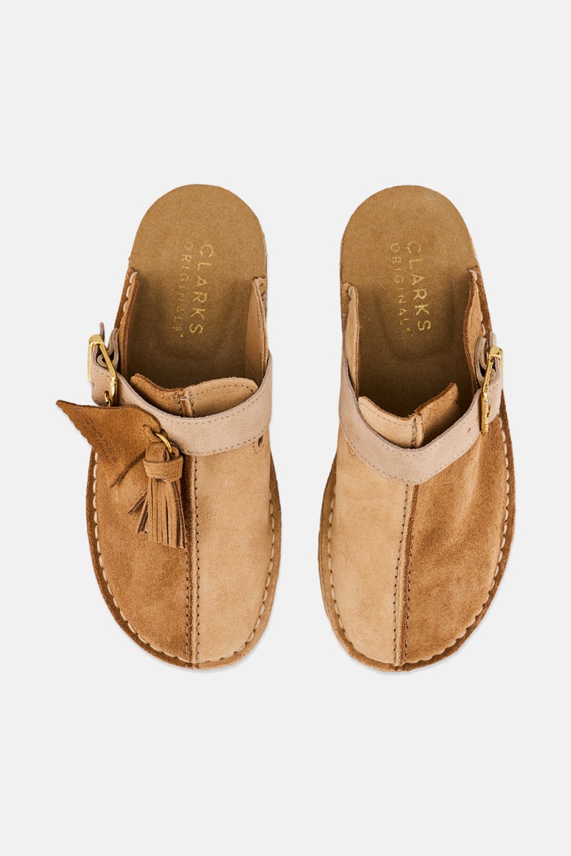 clarks Women Standard Trek Slip On Mules, Light Tan  - Image 4