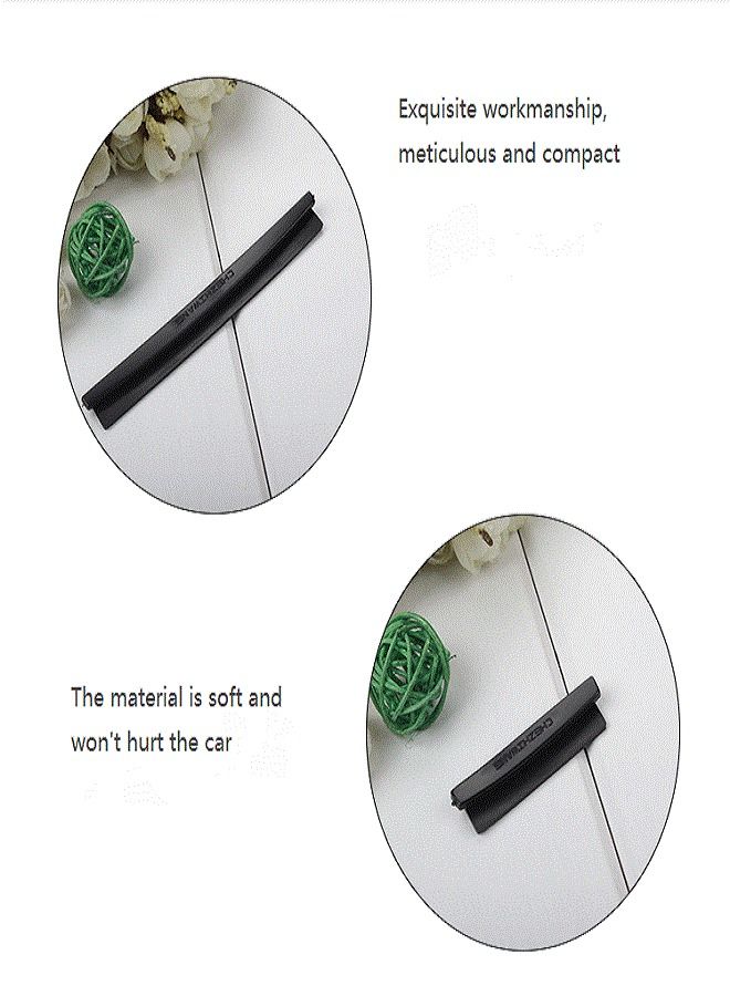 Door anti-collision strip, door side adhesive, car door side anti-collision strip, anti-collision strip, anti-friction strip, universal car sticker, 8 strips, black - Image 2