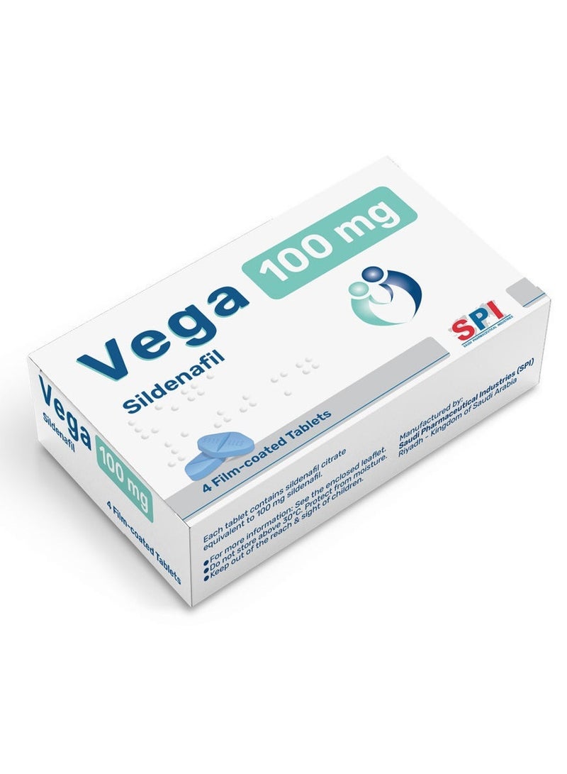 VEGA 100MG 4TAB - Image 1