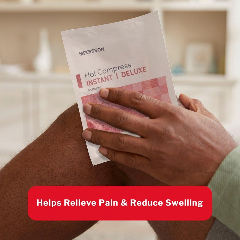 McKesson Hot Compress Instant Hot Pack 24 Pack Disposable Heat Packs for Pain Relief 67 in x 9 in - Image 2