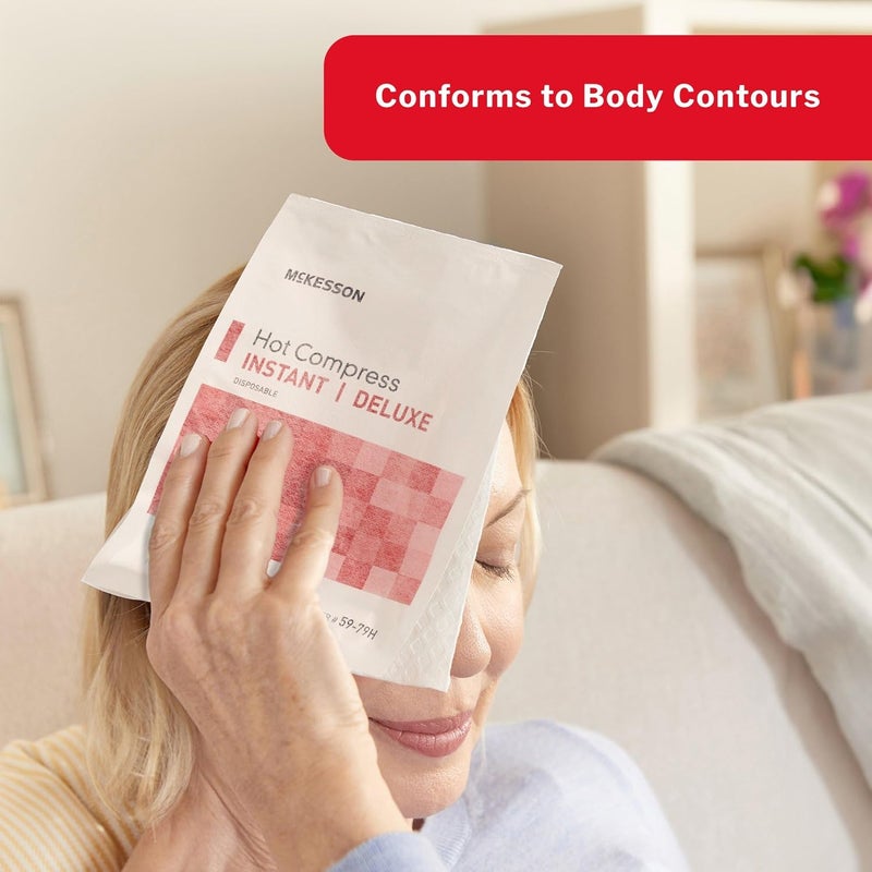 McKesson Hot Compress Instant Hot Pack 24 Pack Disposable Heat Packs for Pain Relief 67 in x 9 in - Image 3