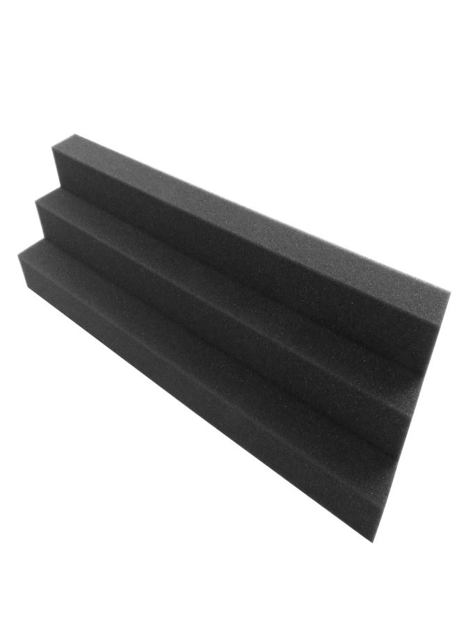 12 PCS 30* 7.5* 7.5cm Acoustic Foam Panels High Density Sound Insulation Fire Retardant Wedge Foam for Home Studio Theater - Image 4