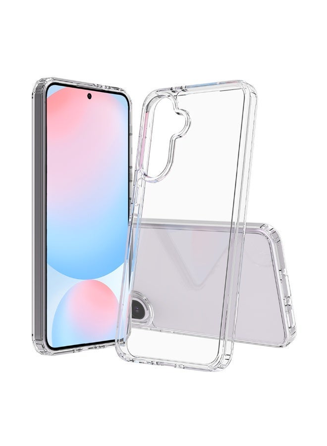 TEXEEM Clear Case for Samsung Galaxy A36 5G, Transparent Polycarbonate, Drop Protection, Anti-Fade, Slim Fit Design with 0.85mm Raised Edge - Image 1