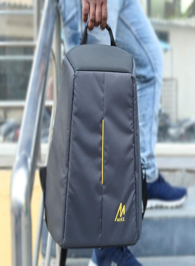 Mike Predator 32L Grey Anti Theft 17 Inch Laptop Backpack for Casual college office for men and women - Image 2
