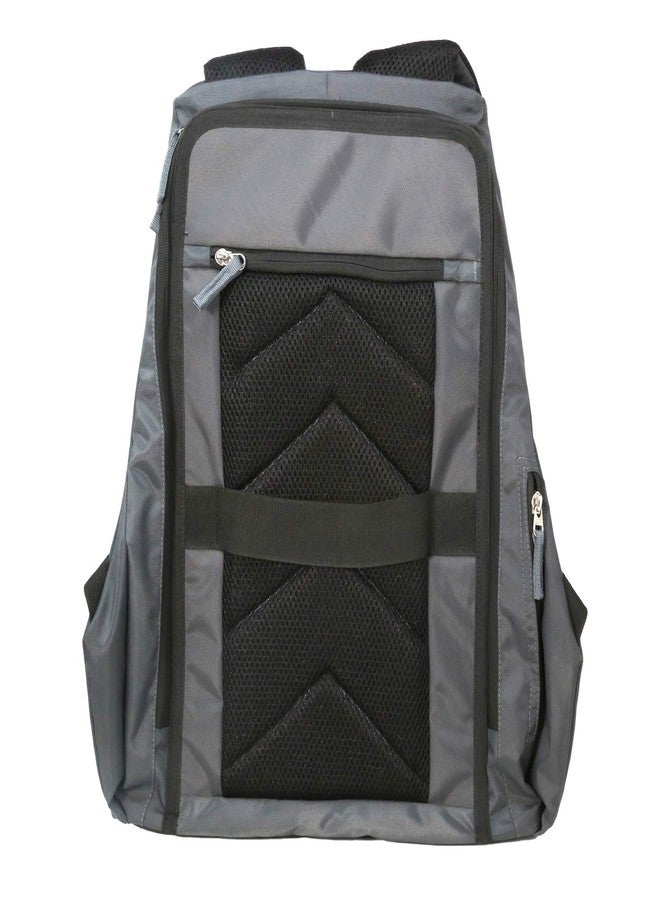 Mike Predator 32L Grey Anti Theft 17 Inch Laptop Backpack for Casual college office for men and women - Image 4
