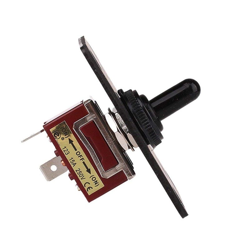 JZLiner Marine Toggle Switches for a Boat 12V 15A On Off On Momentary Panel 3Pin Control - Image 3