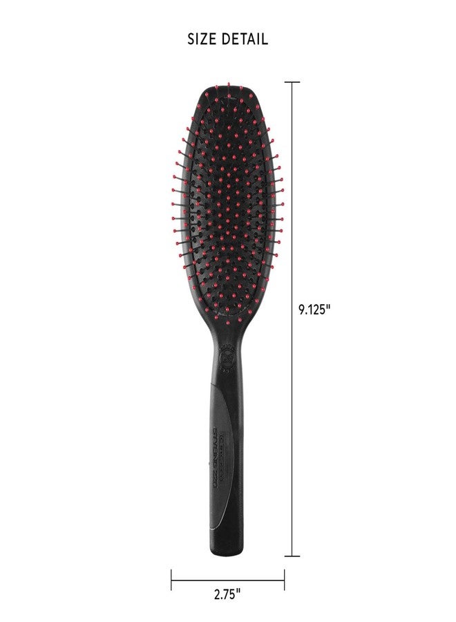 Cricket Static Free Cushion Styling 220 Hair Brush - Smoothing, Detangling, and Frizz-Free Styling - Anti-Static Metal Bristles for Thick, Curly, and Heavy Hair - Image 4