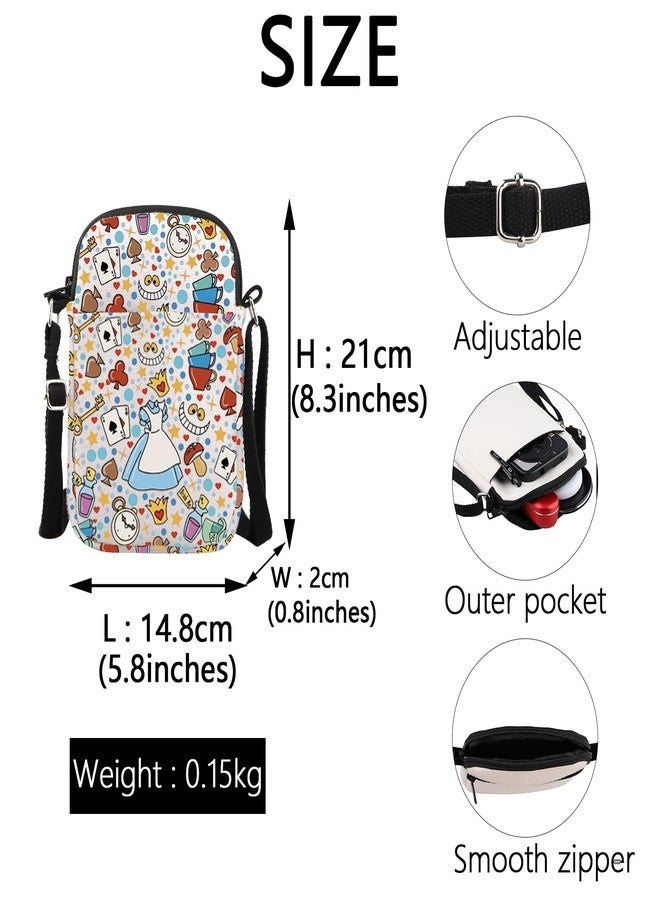 MEIKIUP Fairy Tales Crossbody Bag Fairy Tale Fans Shoulder Bag Magical Garden Lover Gift (A CB) - Image 4