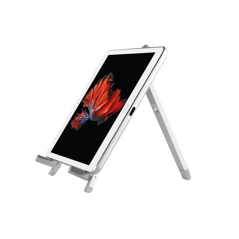 Dyazo Tablet Stand Foldable Mobile Holder Compatible for iPad, Samsung Galaxy Tabs, Microsoft & All Other Tablets & Phones Up to 11 inch with 360 Degree Rotation - Image 1