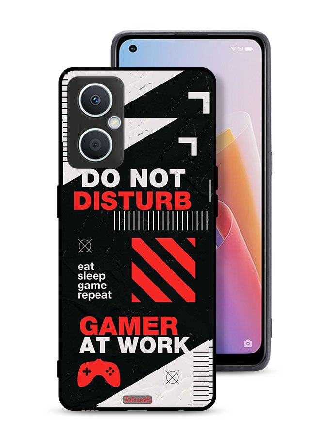 Tolwak Oppo A96 5G (China) Protective Case Cover Do Not Disturb Gamer At Work - Image 1