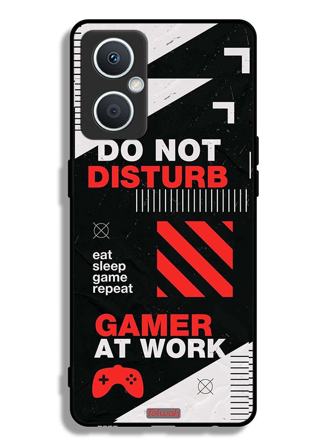 Tolwak Oppo A96 5G (China) Protective Case Cover Do Not Disturb Gamer At Work - Image 2