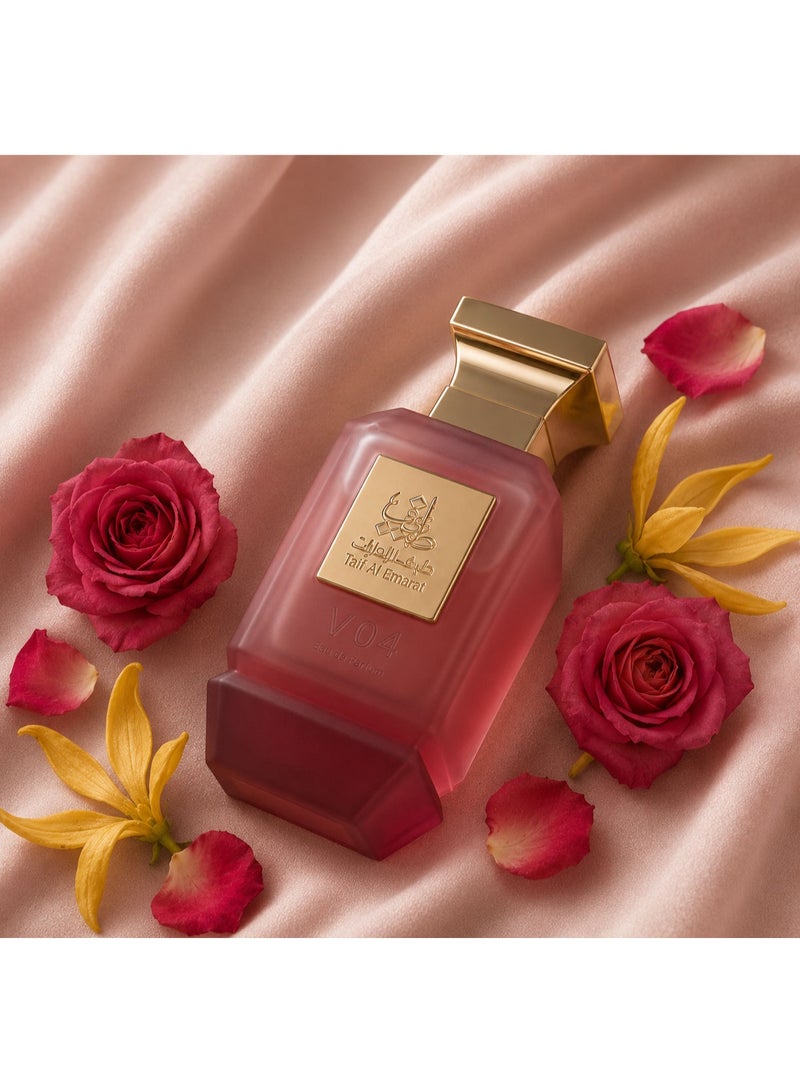 Taif Al Emarat V06 Eau de Parfum 75ml, Women’s Arabic Perfume, Long Lasting Rose Fragrance with Sandalwood & Musk - Image 5