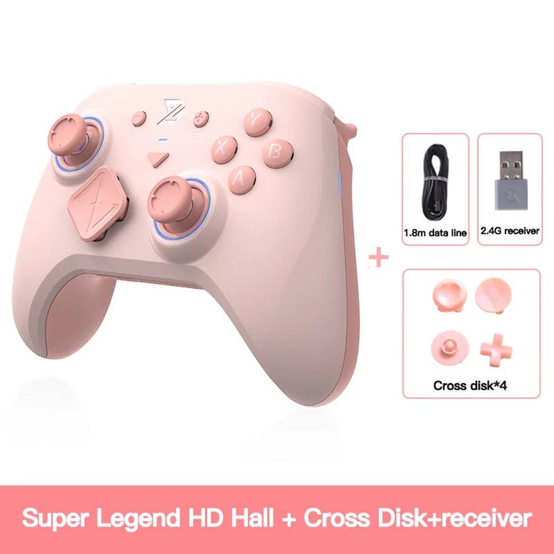 زي دي ذراع تحكم ZD Super Legend HD - وردي - Image 1