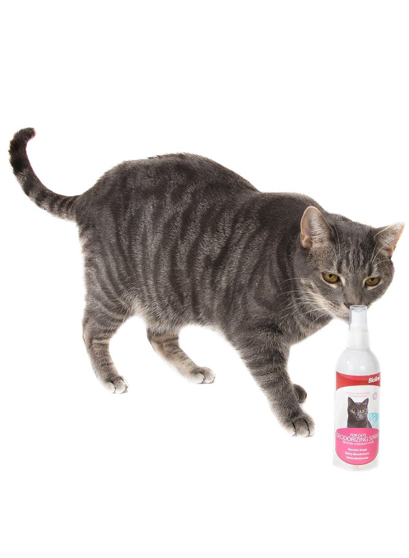 Bioline Deodorizing Coat Spray, Cat Freshening Spray 175ml - Image 2