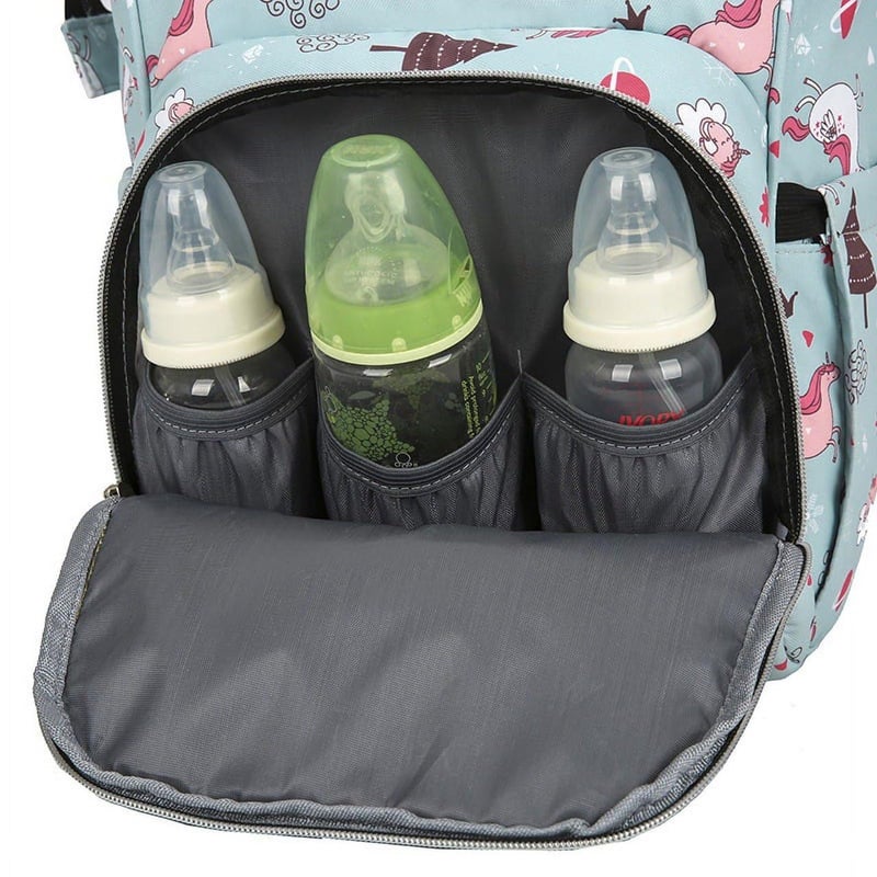 Mommy Backpack for Baby Essentials, Colorful Circles Pattern, Aluminum Foil Insulation Lining, Large Capacity with Organizer Pockets (Cashmere)
