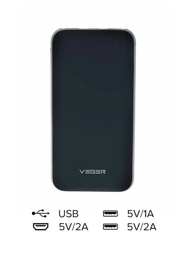 VEGER 25000mAh Power Bank – Ultra-High Capacity Portable Charger, 92.5W Fast Charging Output, Dual USB & Type-C Ports, Universal Compatibility for Smartphones, Tablets, Laptops – Sleek Black Design, Ideal for Travel, Office & Outdoor Adventures - Image 2